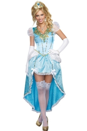 Disfraz De Cenicienta Sexy Para Mujer Talla: Xl Halloween