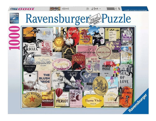 Rompecabezas 1000 Piezas Ravensburger - Etiquetas De Vino