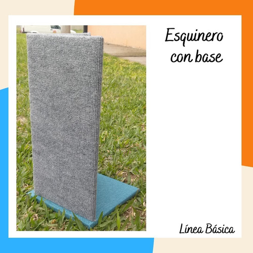 Rascador Esquinero Con Base, Protege Sillon Y Sommier