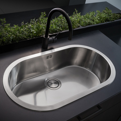 Imagen 3 de 8 de Bacha Simple Cocina Johnson Curve Si77 A Antirrebalse Apoyar