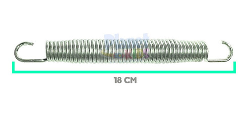 Kit De 100 Molas De 18cm Para Cama Elástica 3,00 3,66 4,30