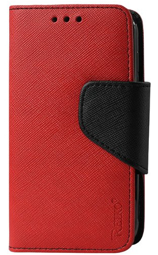 Funda Cartera Para Alcatel One Touch Evolve 5020t Rojo