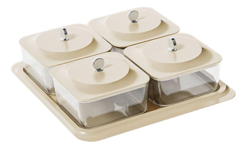 Plato De Aperitivos Dividido Para Servir, Para Cocina, 4 G [