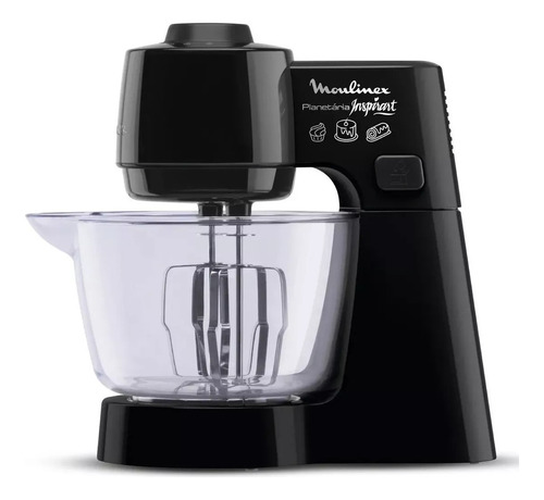 Batidora Moulinex Planetaria Inspirart Negra 3.2 L Negro Ref (Reacondicionado)