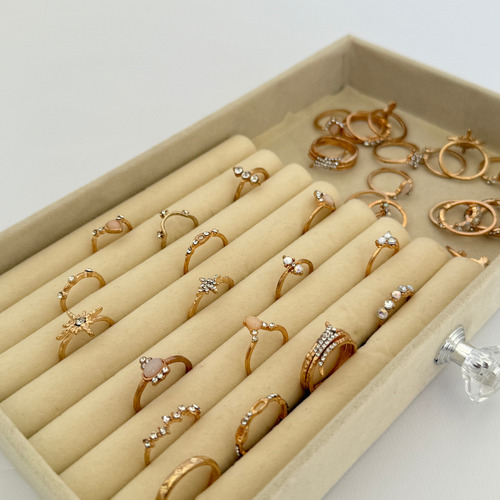 Anillo De Cobre Bliss Acceosrios Modelo 21404-17 Pack 17 Uni Cobre Variados