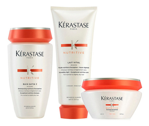 Kérastase Nutritive B.satin 2 250ml + Cd 200ml + Finos 200g