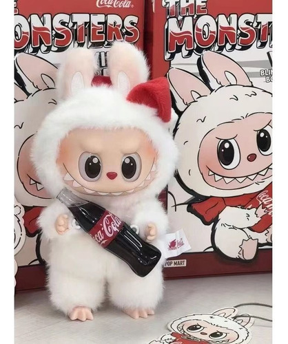 Peluche Infantil De Monstruo De Coca-cola Labubu De Pop Mart