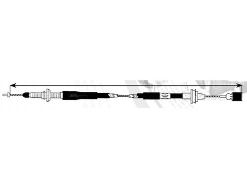 Chicote Acelerador Volkswagen Jetta 1993 - 1999 1.8l Cahsa