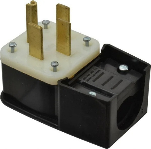 9452-p Leviton Clavija Angular 3p 4h 50a 125-250v Nema14-50p Color Blanco