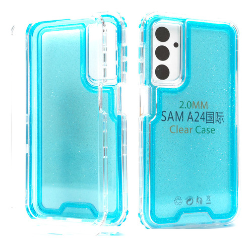 Funda 3 En 1 Para Samsung A24 Case Uso Rudo Protector Grueso