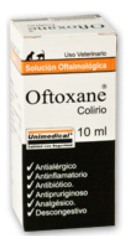 Oftoxane Solución Oftalmológica Gotas Perros Y Gatos 10 Ml