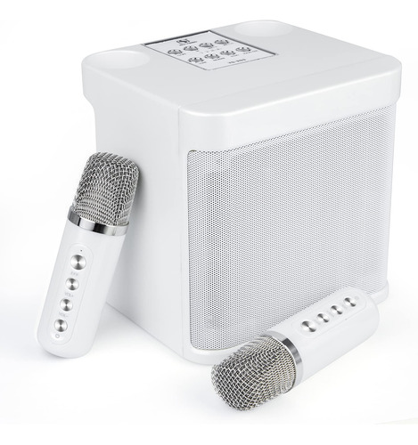 Jiefoch Mquina De Karaoke, Altavoz Porttil Bluetooth Con 2 M