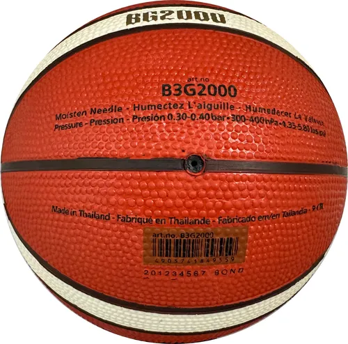 Balón De Baloncesto #3 Molten Formación 12 Paneles B3g2000