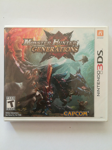 Monster Hunter Generations 3ds 100% Nuevo Original Sellado