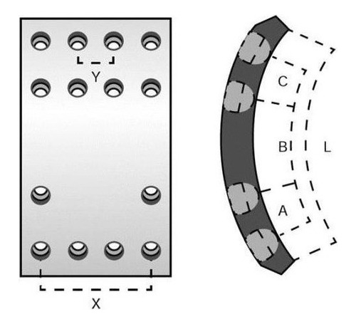 Balata De Block Freno Trasero Amb International 4300 2007