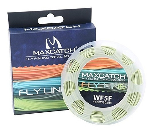 Línea De Mosca Maxcatch Wf8f Con Peso En Bucle Hacia Adelant