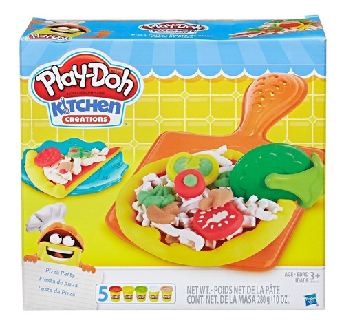 Set Comida De Juego Pizza Play-doh Kitchen Creations B1856