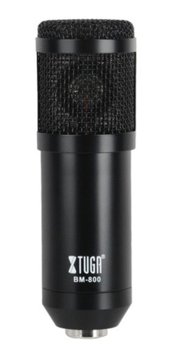 Imagen 1 de 4 de Micrófono Xtuga BM-800 condensador cardioide negro