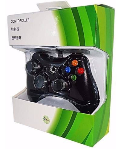 Controlador con cable para Xbox 360 Slim/Fat y PC Joystick