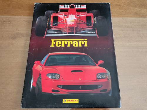 Álbum Figuritas Ferrari Autos Deportivos Panini 117 Pegadas