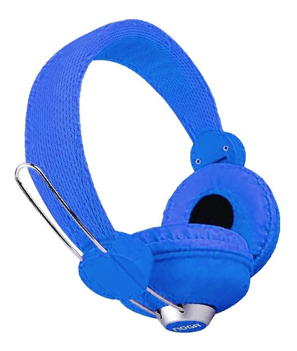 Auriculares Noga Fit X-2670 Manos Libres Desmontable Pc Color Azul