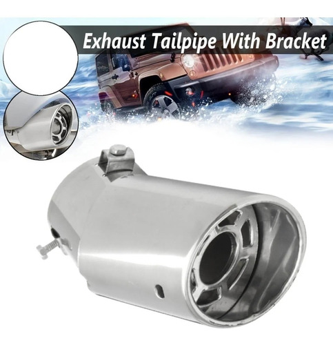 Cola De Escape Recta Simple Tuning Auto Universal
