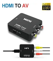 Comprar Adaptador De Hdmi A Rca Av Para Audio Y Video 1080p, Compatible Con Entradas Hdmi De Ibox De Tv, Ps3, Computadoras De Escritorio Y Portátiles, Y Salida A Televisores Y Proyectores Con Puertosav,jeeyee