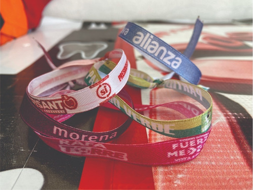 Pulseras Personalizadas Sublimadas De Liston 1x30 300 Pzas