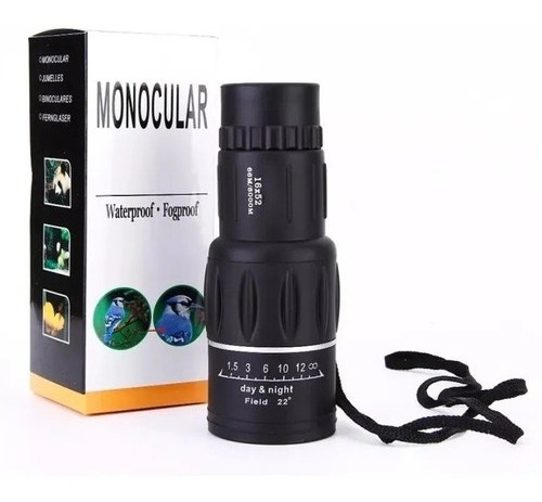 Monóculo Luneta 16x52 Profissional Tático Telescópio