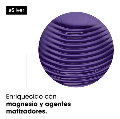 Shampoo Cabello Con Canas Silver Serie Expert 300ml