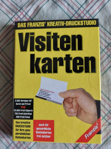 Programa Para Diseñar Tarjetas De Presentación Cd Importado