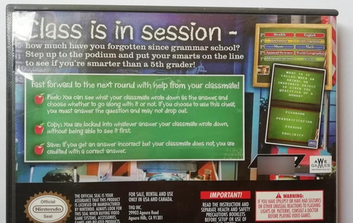 Ds Are You Smarter Than A 5th Grader? $305 Used Mikegamesmx (Usado)
