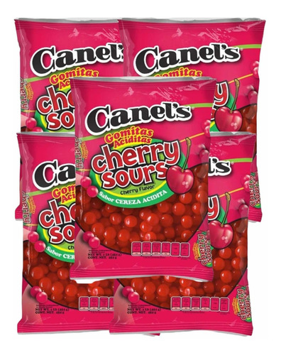  Cherry Sours Cerecitas Gomitas Aciditas Canel's 2.27 Kg 