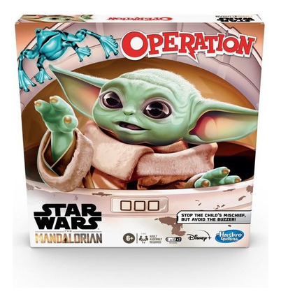 Juego De Mesa Operando Baby Yoda Grogu Star Wars Hasbro