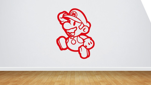 Vinilos Sticker Videojuego Mario Bros 20x16cm Varios Diseños