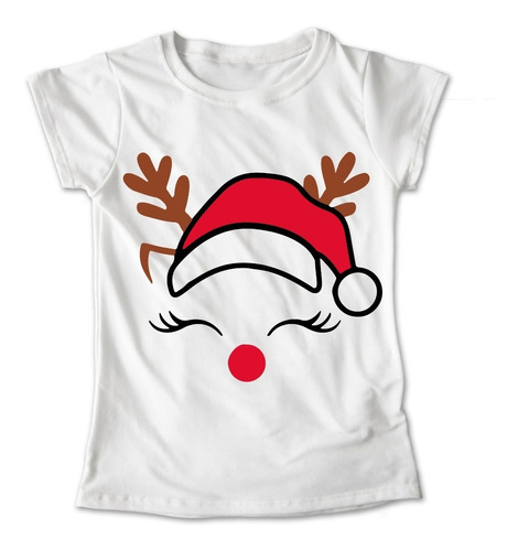 Blusa Navidad Reno Gorro Santa Claus Trineo Playera #385