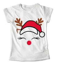 Comprar Blusa Navidad Reno Gorro Santa Claus Trineo Playera #385