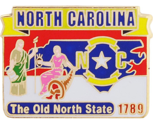 Mapa Forma Estado Carolina Norte
