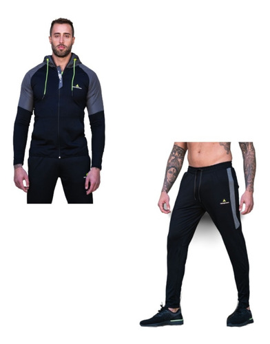 Conjunto Deportivo! Campera Hombre +pantalon Chupin Urblux