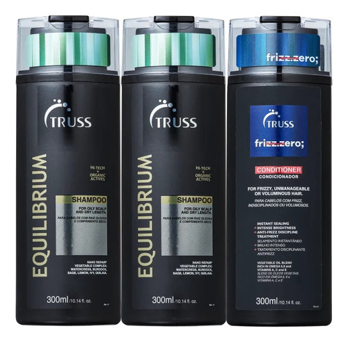 Kit Truss Equilibrium 2 Sh + 1 Cond Frizz Zero Envio Rapido