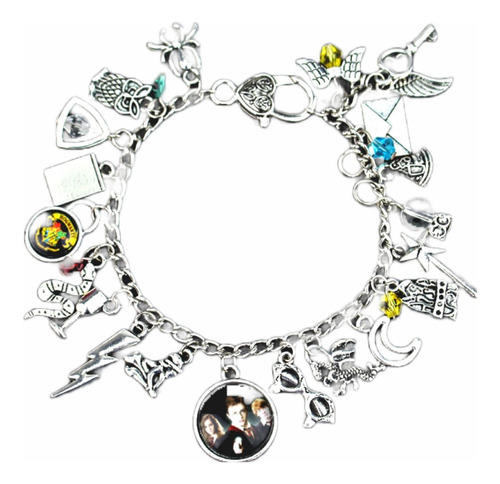 Pulsera Dijes Harry Potter Contiene Los Elementos De La Saga