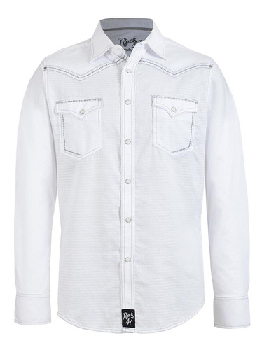 Camisa Vaquera Wrangler Hombre Manga Larga 369w