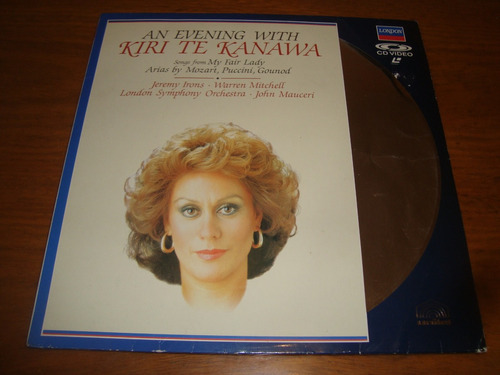 An Evening With Kiri Te Kanawa - Jeremy Irons Laserdisc 