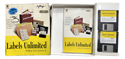 Software Antiguo Para Etiquetas Windows 1994 De Coleccion (Usado)