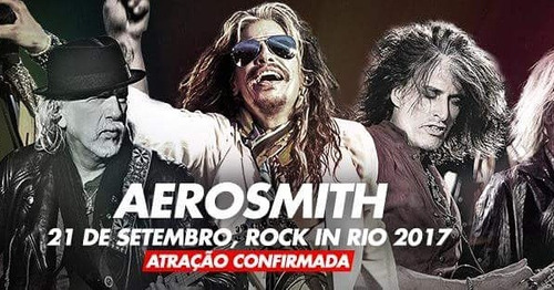 Ingresso Rock In Rio 2017 Aerosmith Inteira