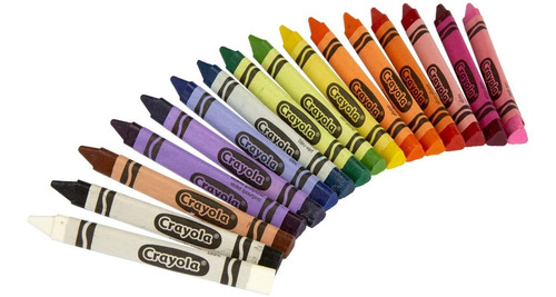 16 Crayolas Triangulares, L, Variados