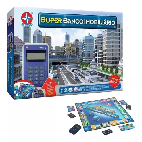 Jogo Tabuleiro Mesa Estrategia Logica Imobiliario Super Bco