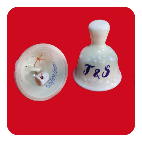 Imagen 3 de 9 de 50 Campanas Talavera Poblana Envío Gratis! C/ Iniciales Cmp