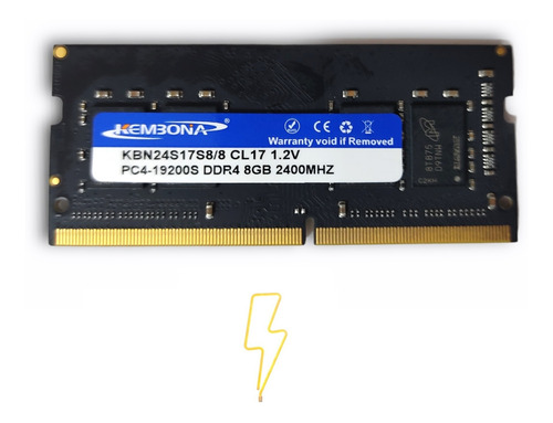 Memória Ram 2400mhz 260-pino Ddr4 Do Portátil De Kembona 8gb