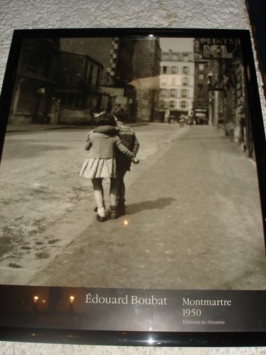 Cuadro Litografico Edouard Boubat Montmartre Fotografia 1950